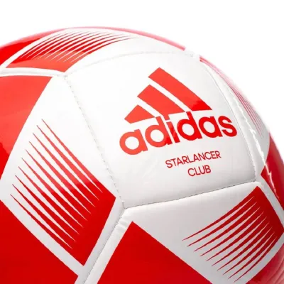 Balón Fútbol Adidas Starlancer Club Rojo-Blanco T-4