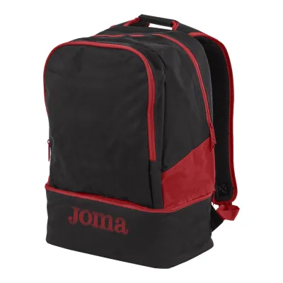 Mochila Joma Estadio III Negro Rojo