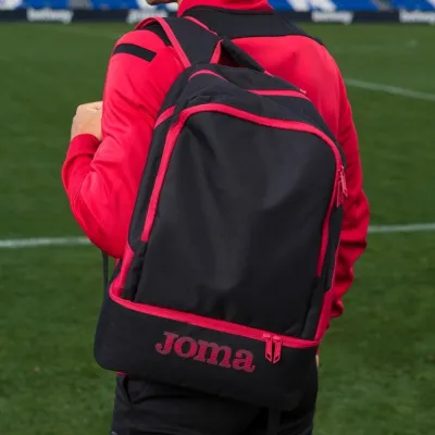 Mochila Joma Estadio III Negro Rojo