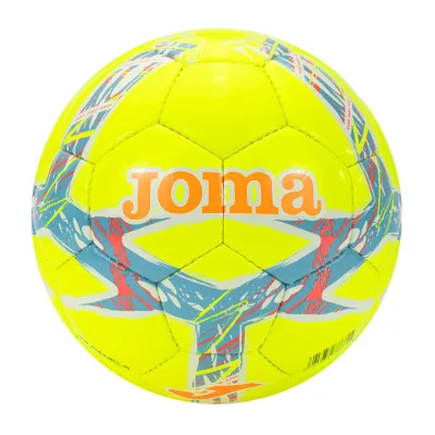 Balón Fútbol Joma Dalí III Amarillo Flúor Turquesa Flúor T-4