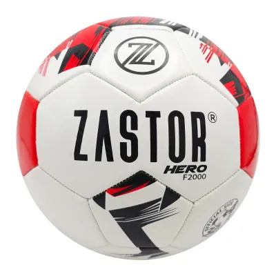 Balón Fútbol Zastor Hero 4F2000 Blanco/Rojo T-4