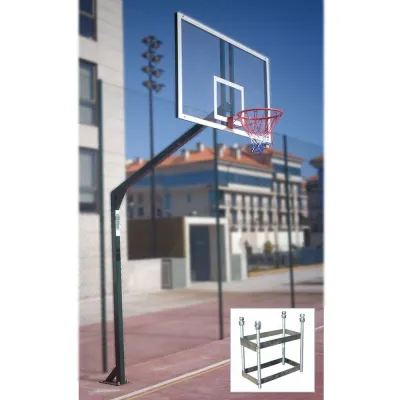 Juego Postes Canastas Baloncesto Fijas