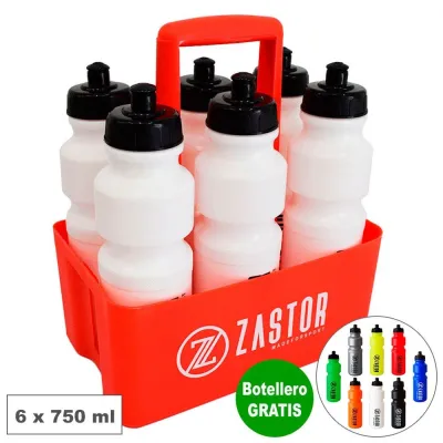 Pack de 6 Botellas 750 ml con Portabotellas GRATIS