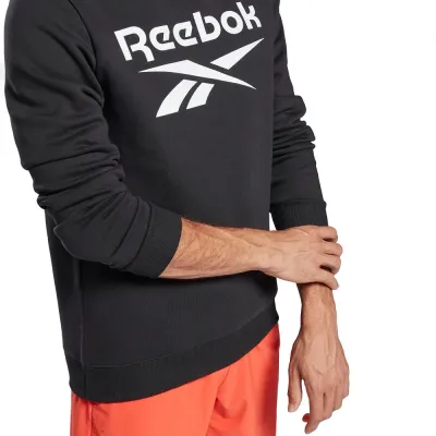 Sudadera Reebok Fleece Crew Negra