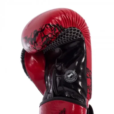 Par Guantes Boxeo Fullboxing Brooklyn Rojo/Negro