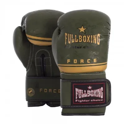 Par Guantes Boxeo Fullboxing Force Verde Militar