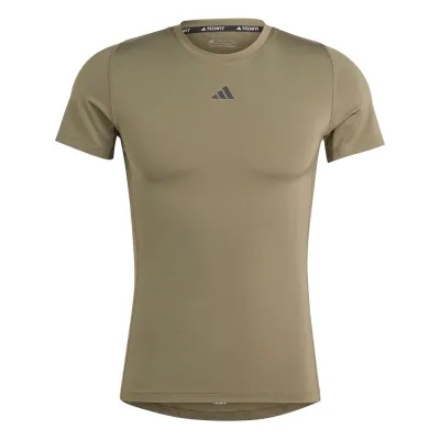 Camiseta Adidas TechFit Training Kaki