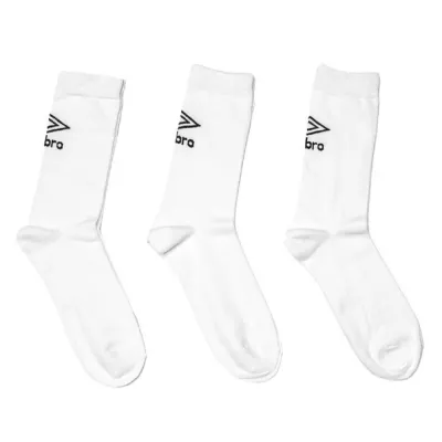 Calcetines Umbro Combed 3P Blancos