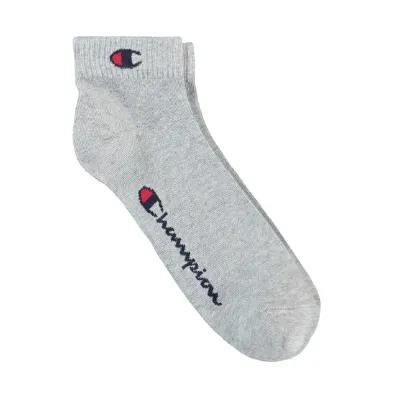 Calcetines Champion 3P Quarter Gris/Blanco/Negro