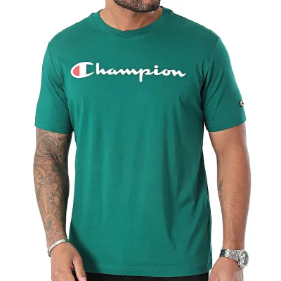 Camiseta Champion Basic Cou Verde