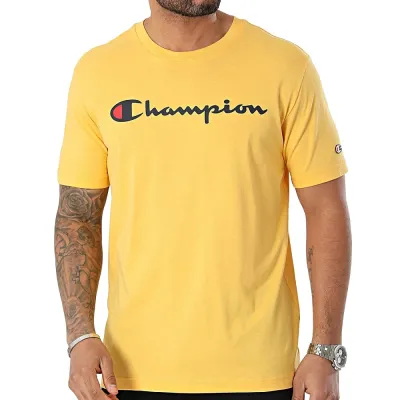 Camiseta Champion Basic Cou Amarilla