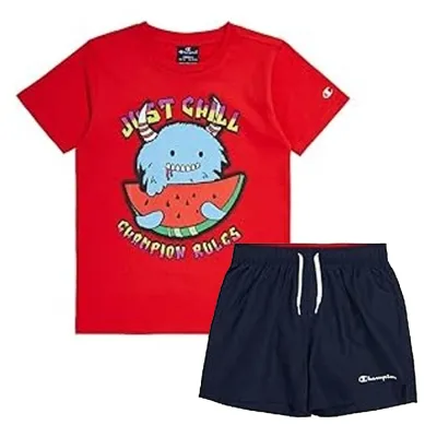 Conjunto Infantil Champion Heritage Rojo/Marino