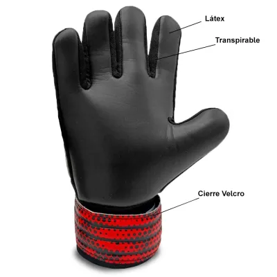 Guantes Portero Zastor Pampa Red