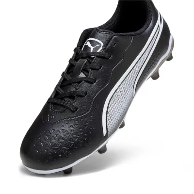 Puma King Match FG/AG Jr Negra