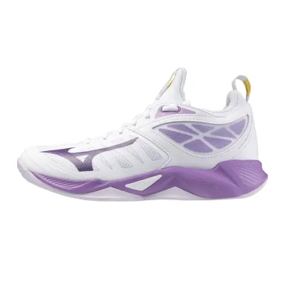 Mizuno Wave Dimension WOS Blanco/Lila