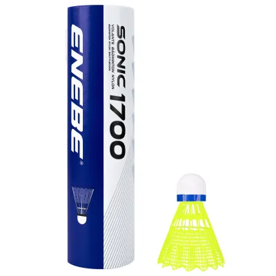 Tubo 6 Volantes Bádminton Enebe Sonic 1700 Amarillo