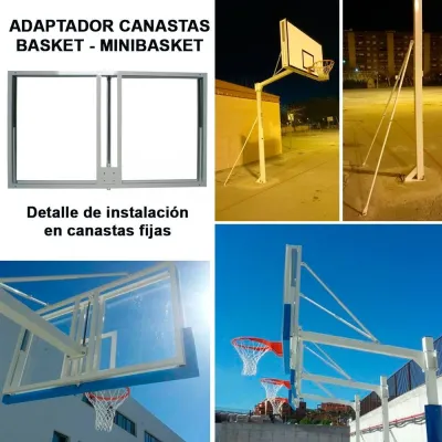 Sistema de Adaptación para Canasta Baloncesto a Minibasket