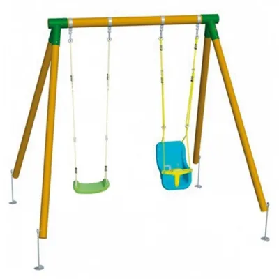 Columpio Infantil Kibo Doble con Asiento Bebé