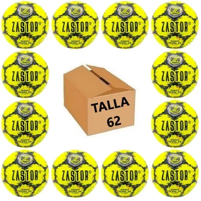 Pack 12 Balones Fútbol Sala Zastor Giro 62FS3100 T-62