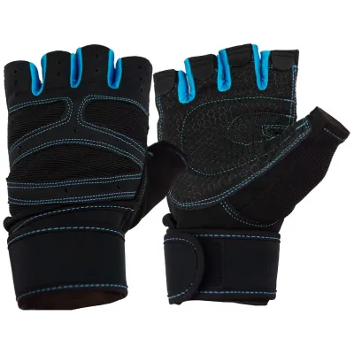 Guantes Fitness Max Sports Kiri Negro/Azul