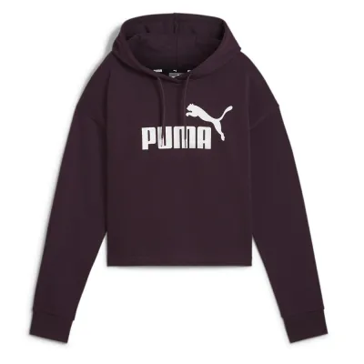 Sudadera Puma ESS Cropped Berenjena