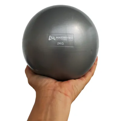 Pelota Lastrada Maximpro Bumba 2 Kg Gris