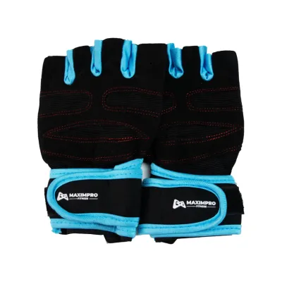 Guantes Fitness Maximpro Kiri Negro/Azul