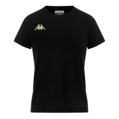 Camiseta Kappa Kombat Fiba Training Negro