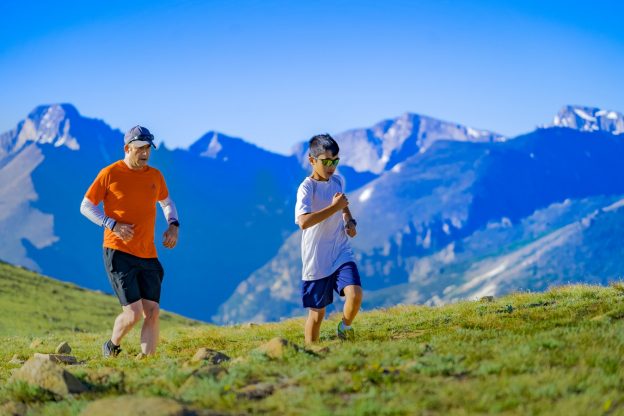 Corriendo por la montaña